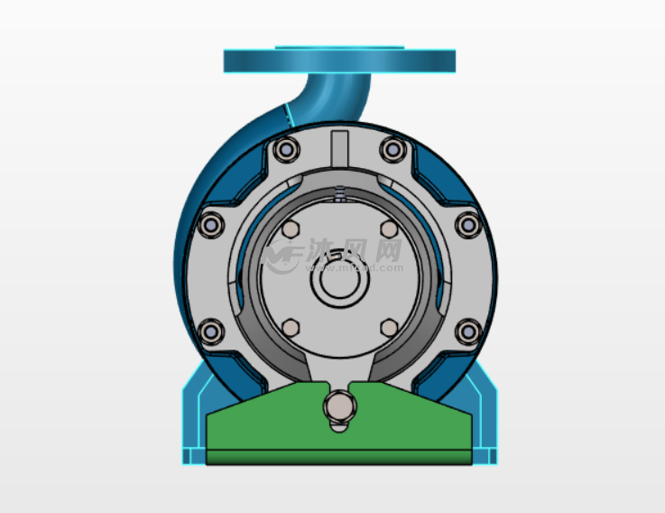 离心泵设计模型图