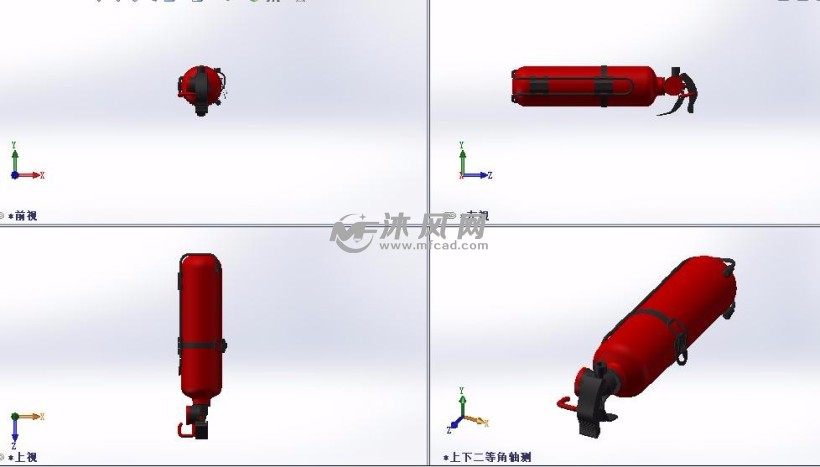 商场灭火器设计模型