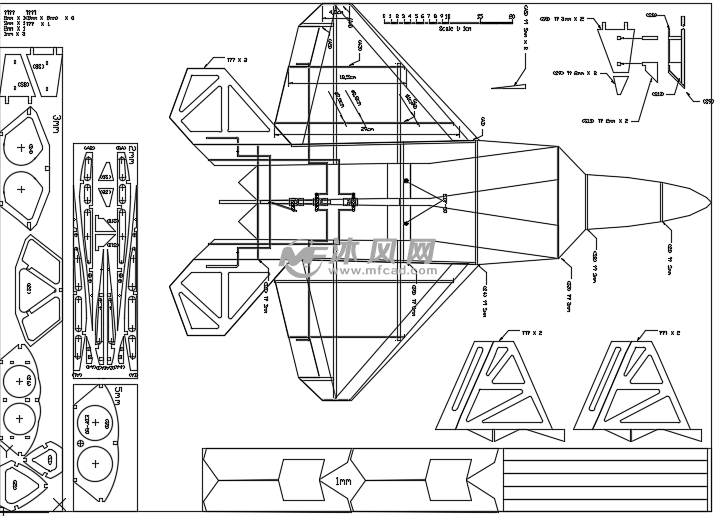 f22模型图纸