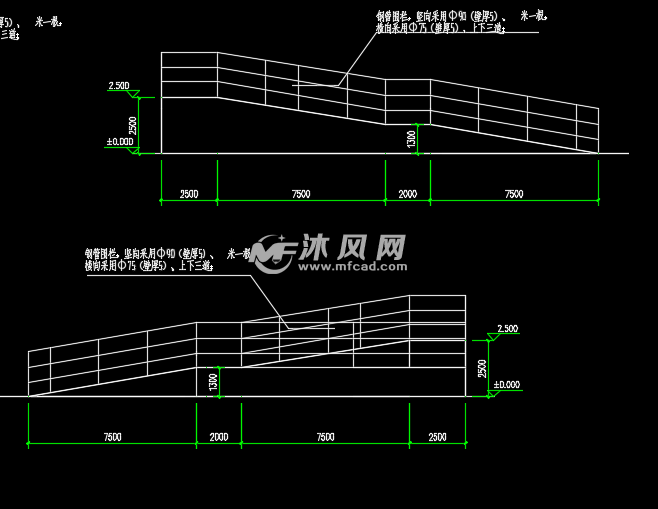 卸牛台施工图纸