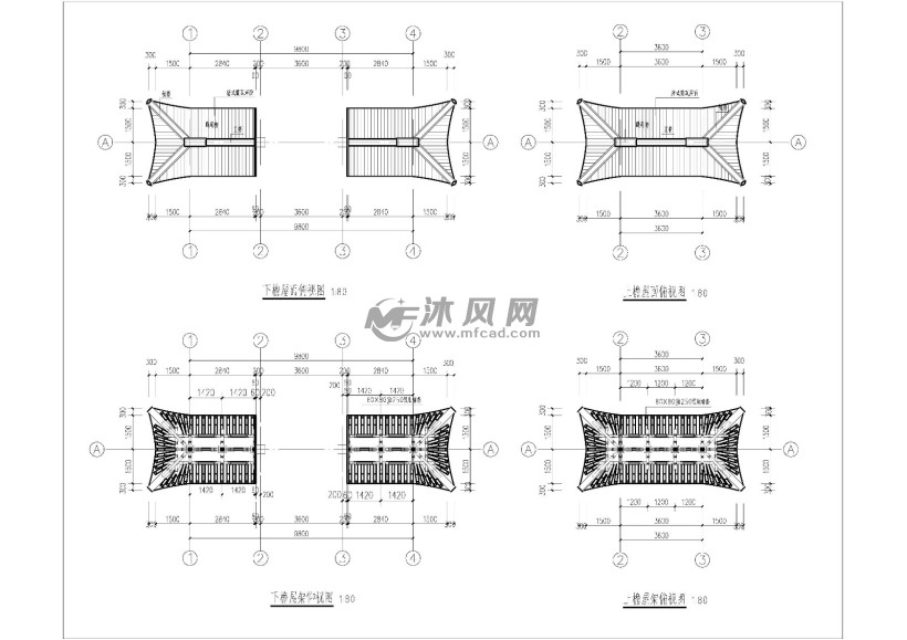 仿唐古建山门牌坊