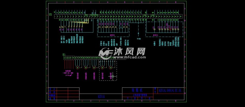 主电柜端子接线图