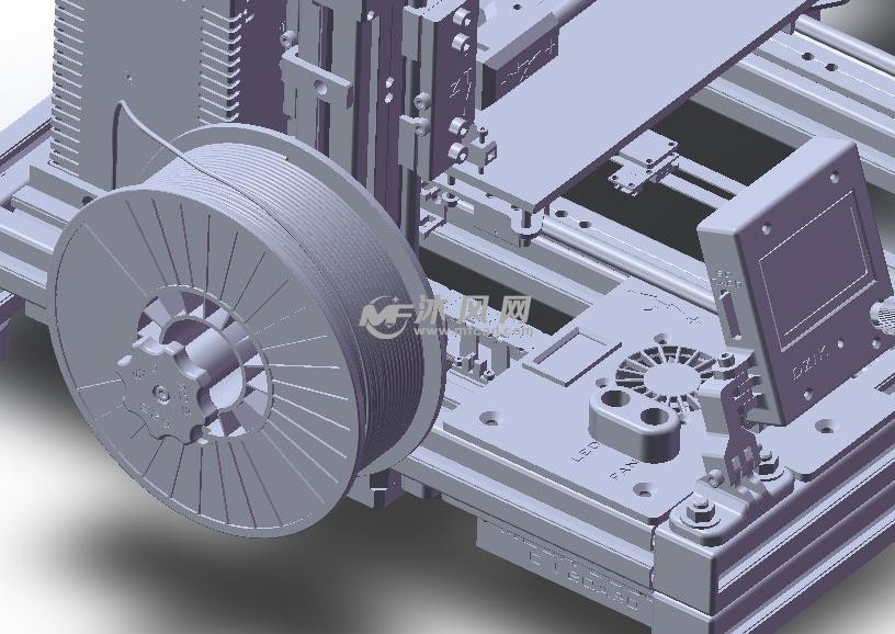 3d打印机图纸模型图