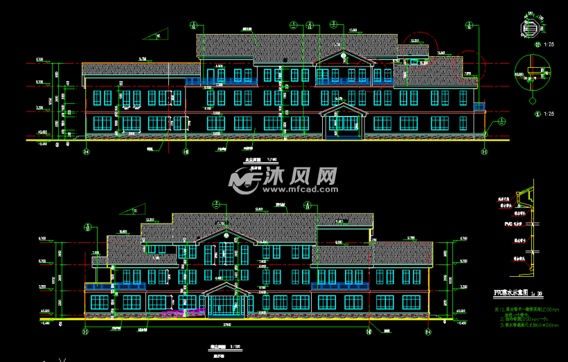 占地800平方三层木结构房屋建筑设计施工宝宝图纸图纸鞋底图片