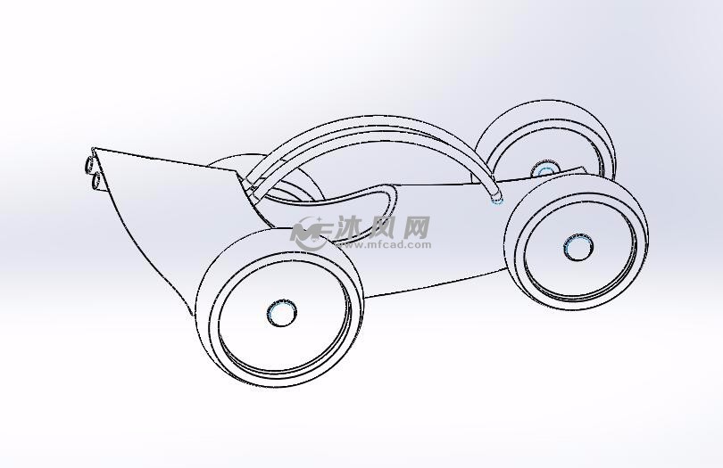 日常儿童玩具车模型设计图纸