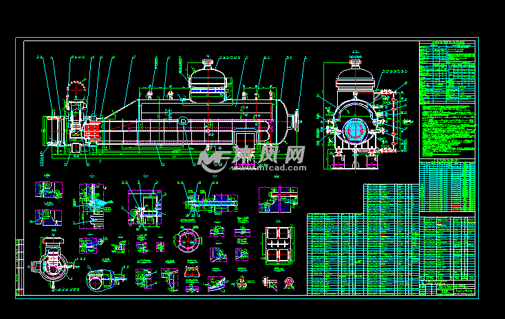 dn2100废热锅炉