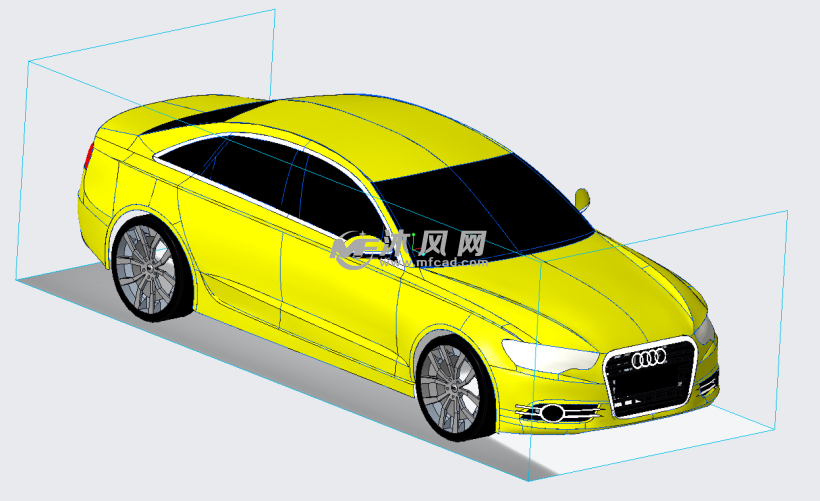 奥迪a6外观建模