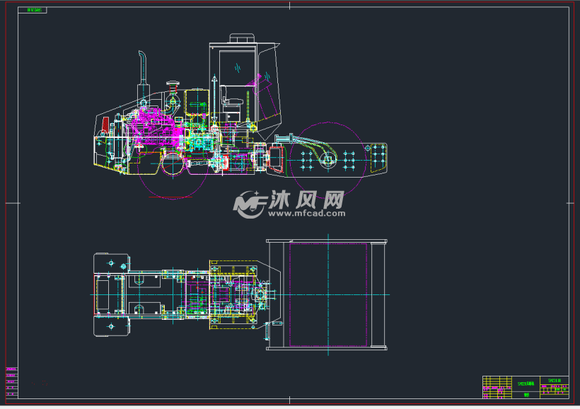 20吨单钢轮振动压路机图纸