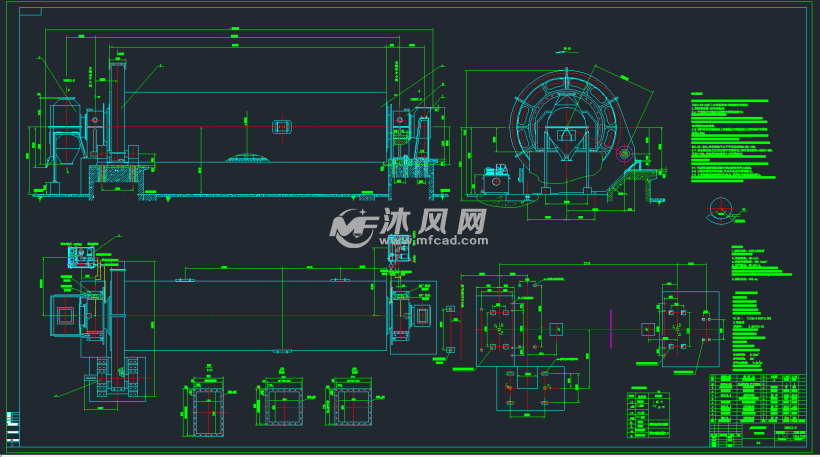 0×13m水泥磨图纸