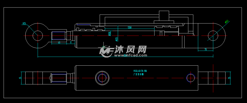 各类油缸图纸