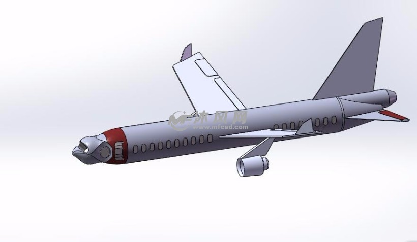 民航客机设计模型 - 航空航天图纸 - 沐风网