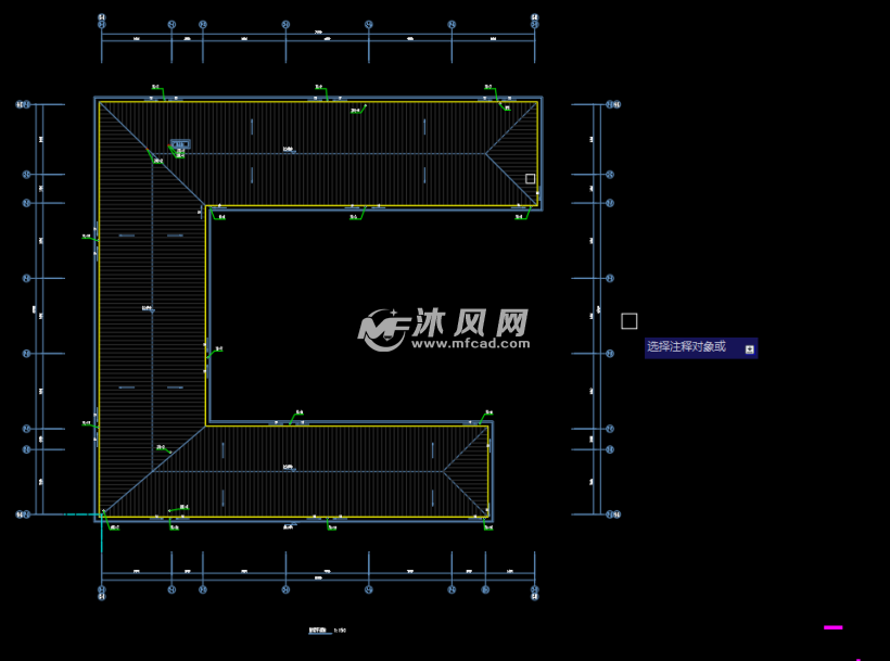 屋顶平面图