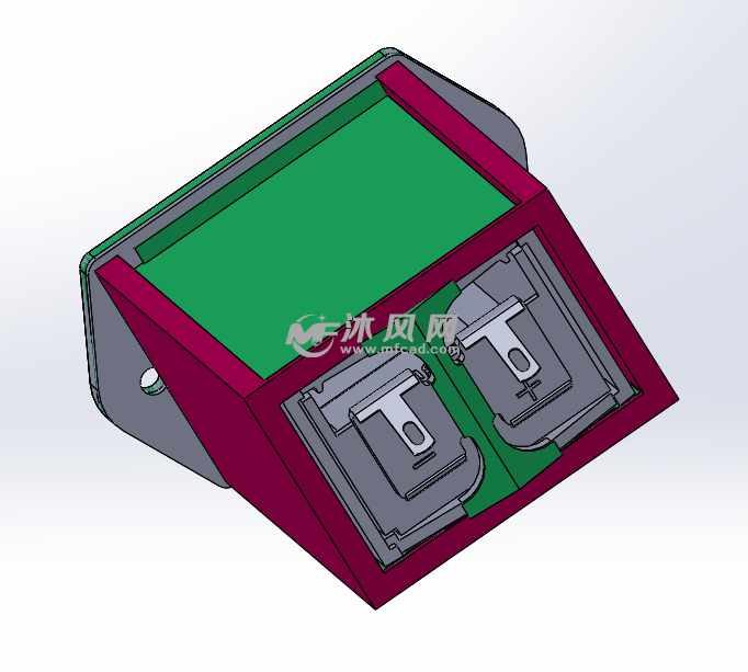 电池盒模型设计图