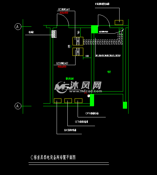 某学生宿舍综合布线图