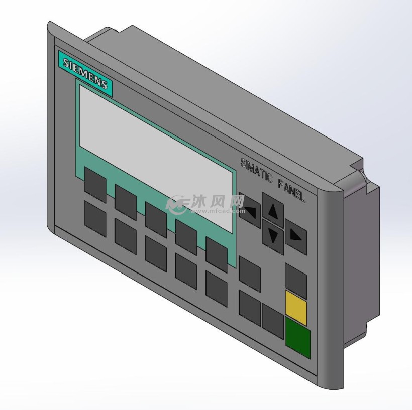 西门子simatic hmi kp300 单色显示屏模型