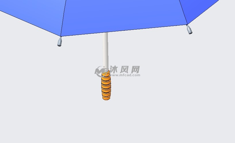 雨伞creo模型