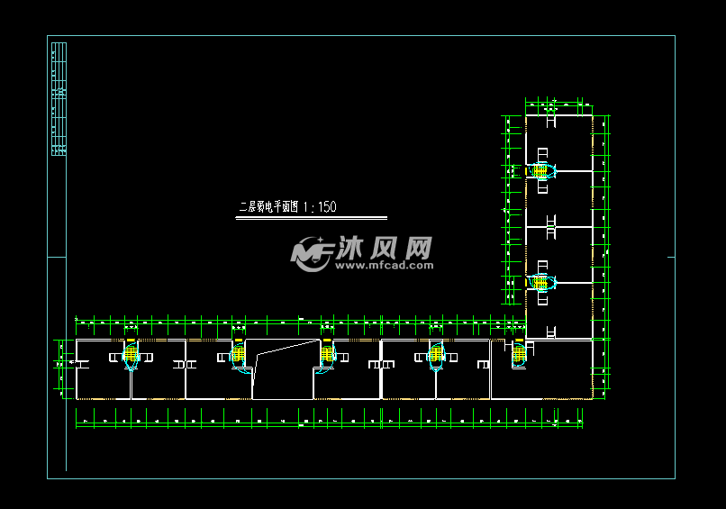 二层弱电平面图