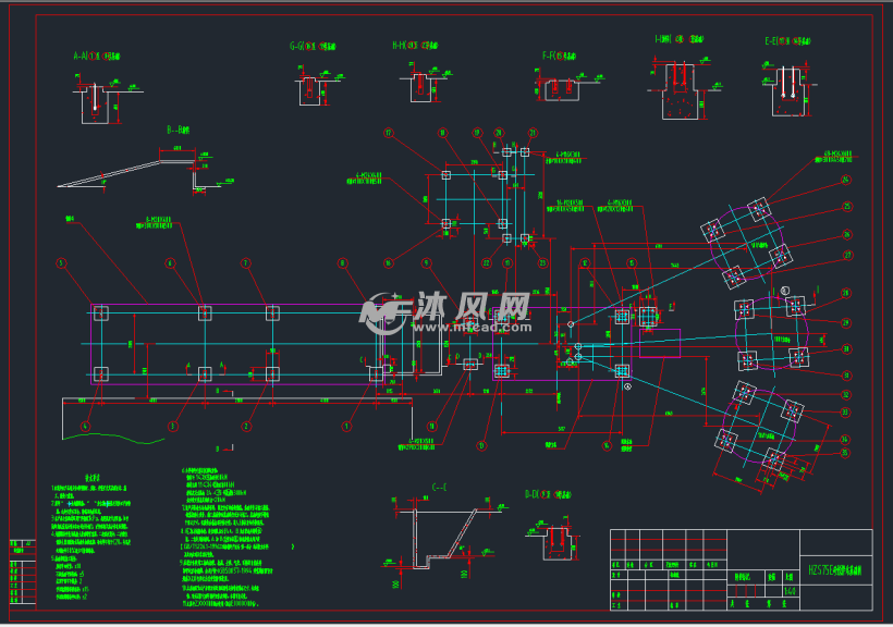 hzs75混凝土搅拌站图纸