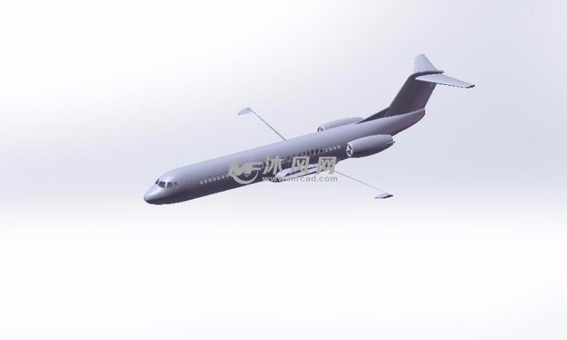 中航客机模型 - 航空航天图纸 - 沐风网