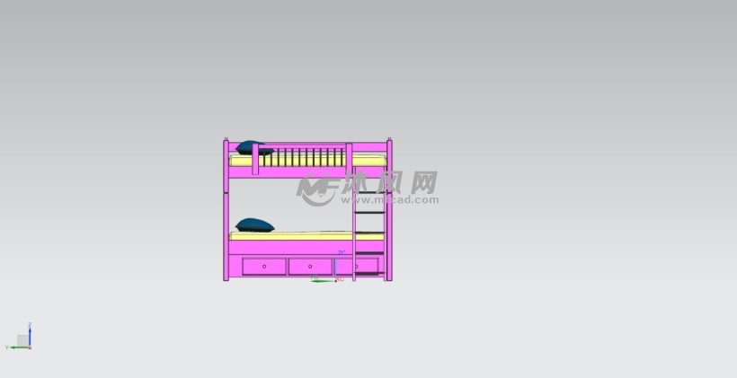 现代儿童上下床设计