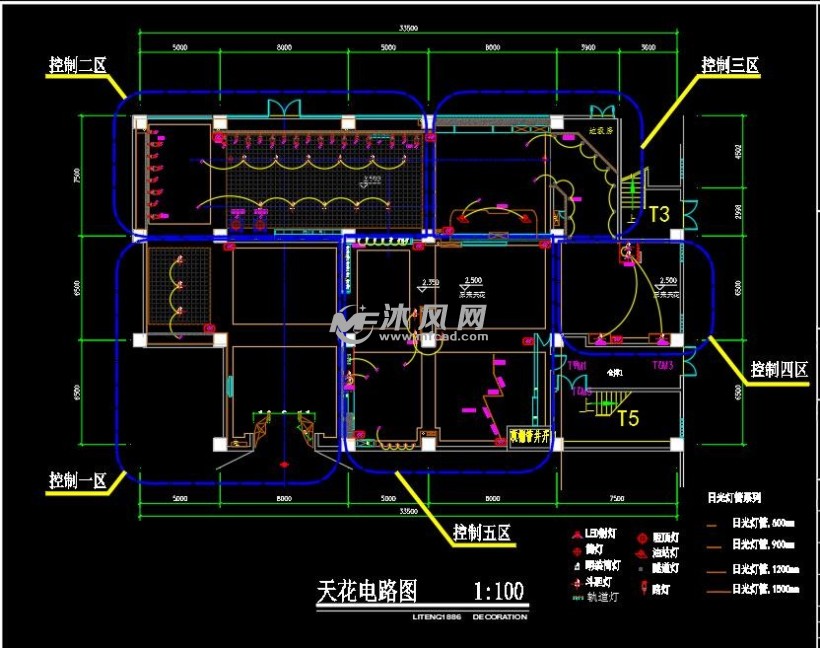 天花电路图