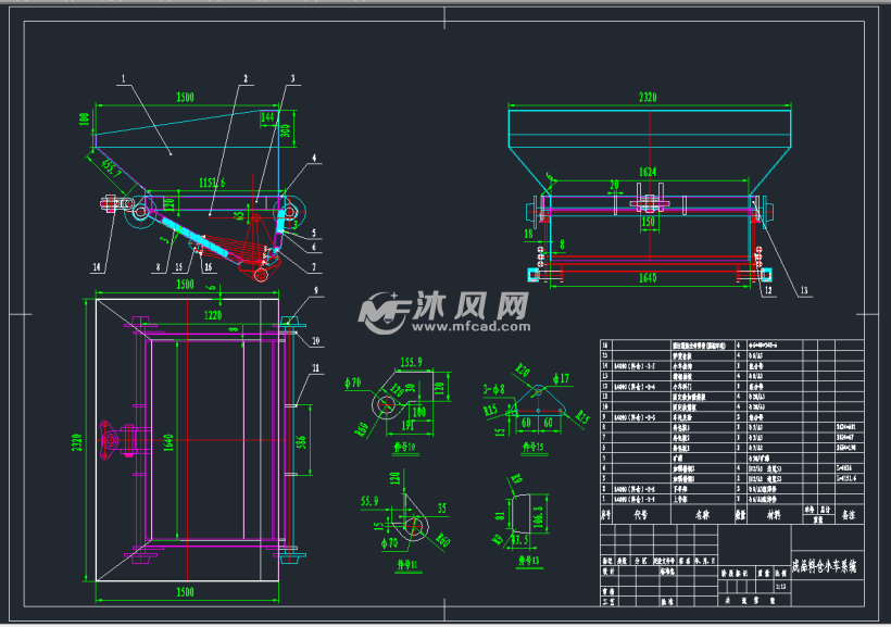 4000型沥青混合料搅拌站图纸