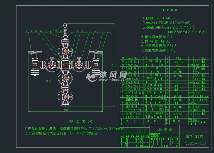 qy(s)65/70采油井口