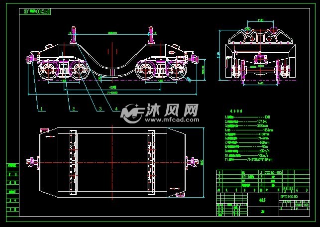 100t铁水罐车图