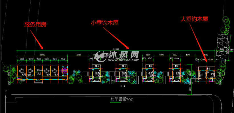 cad图纸 建筑图纸 详图,图库 其他详图∕图库图纸 服务用房 卫生间