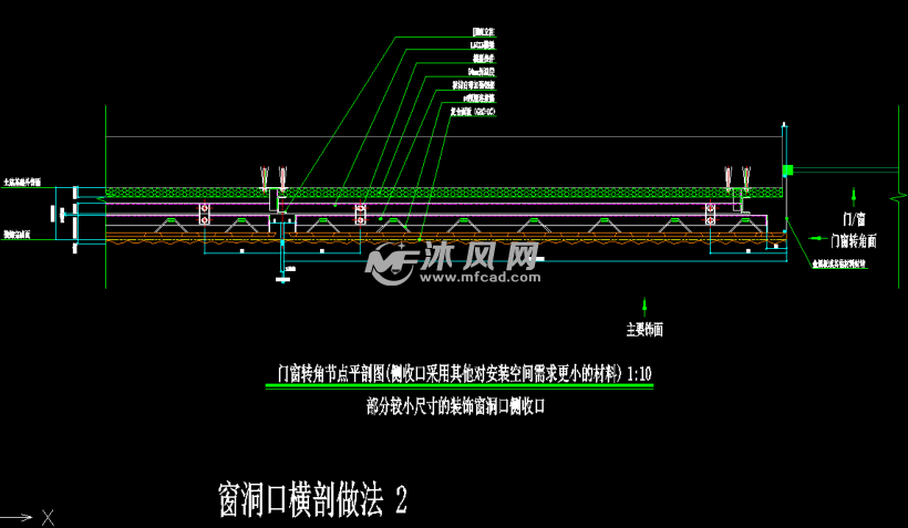 grc外墙挂板安装节点大样施工图纸