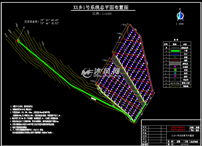 新疆地区2万亩低压管道灌结合滴灌的节水灌溉建设项目