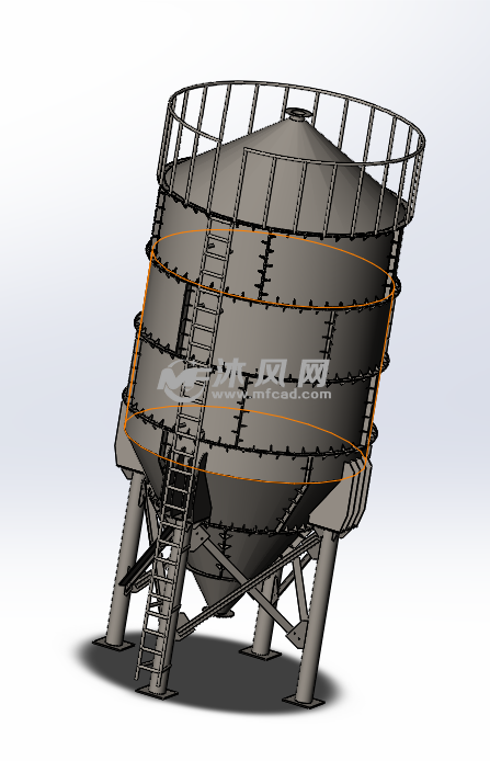 粮仓设计模型建模