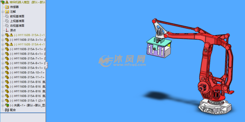 堆垛机器人模型