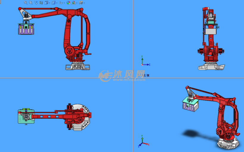 堆垛机器人模型