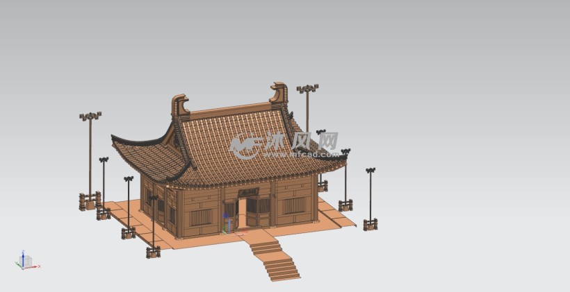 古建筑大殿