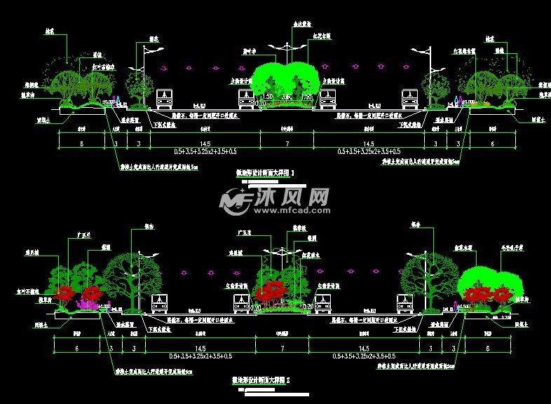 海绵城市相关大样-道路项目