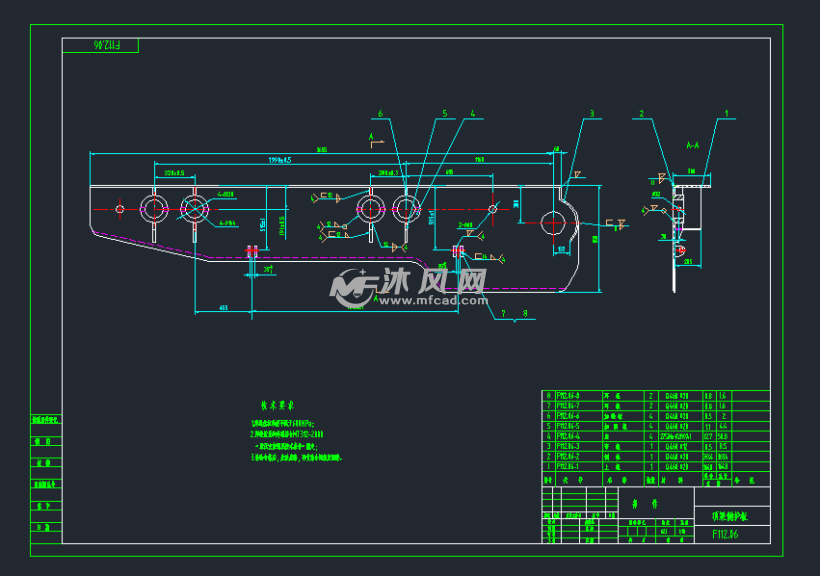 zf13000/26/40低位放顶煤液压支架图纸