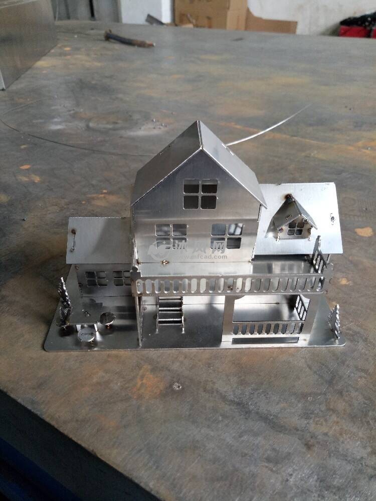 别墅三维模型焊接