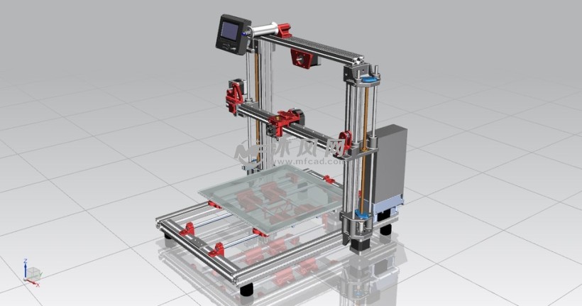 3d打印机三维图设计