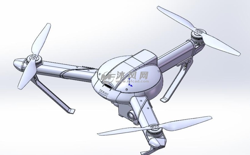 三翼无人机设计模型