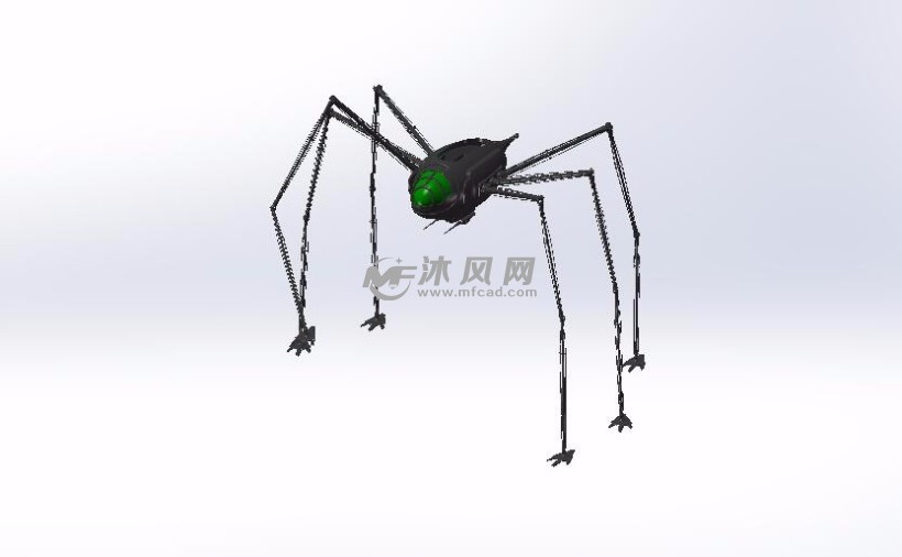 蜘蛛机器人设计图