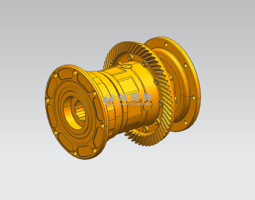差速器三维ug模型