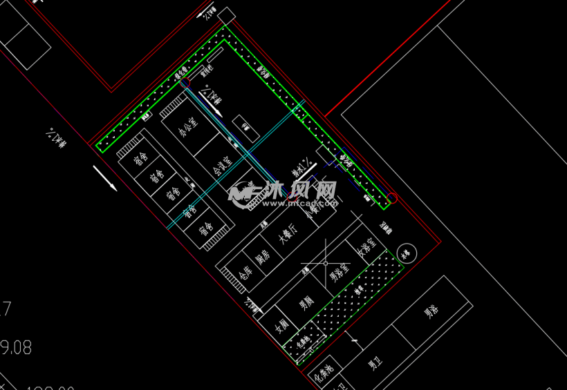 搅拌站与钢构厂平面布置图