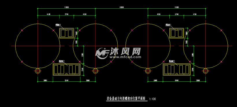 餐厨垃圾处理厂均质罐及渣箱间结构图