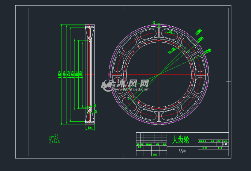 qmjφ1830×7000球磨机全套图纸