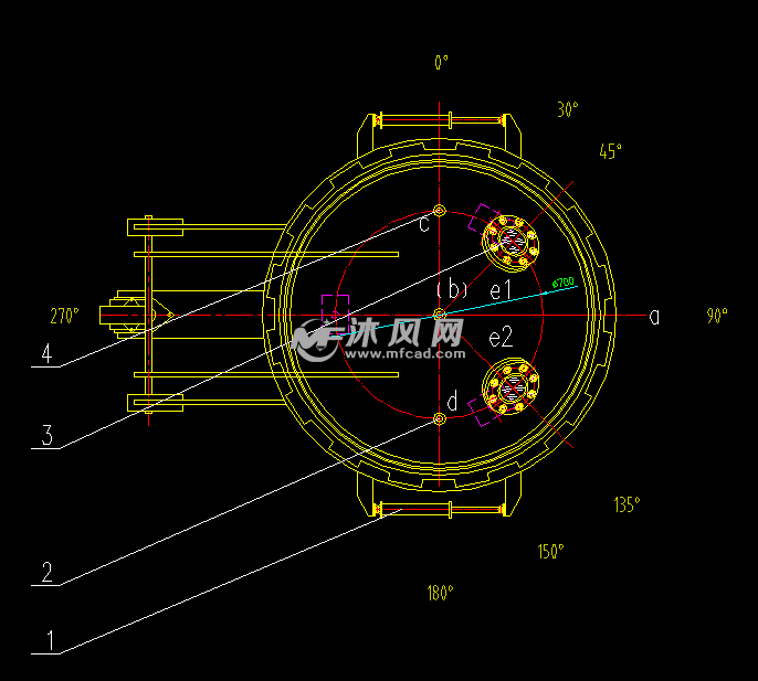 dn1000浸渗罐 - 储存压力容器图纸 - 沐风网