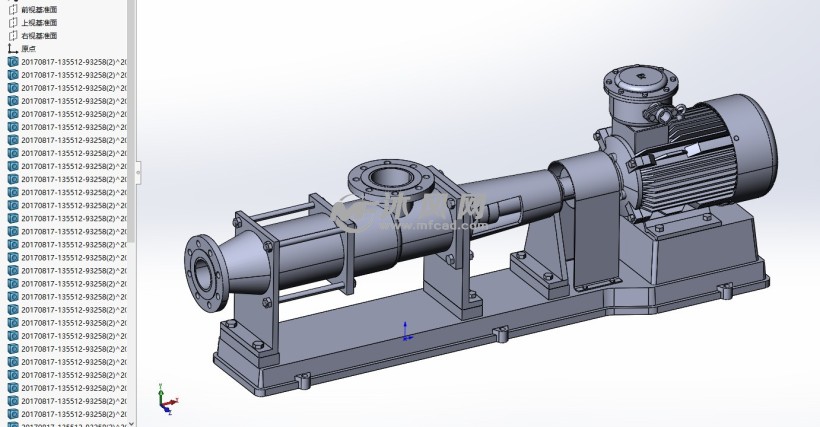 立式抽水泵模型设计图