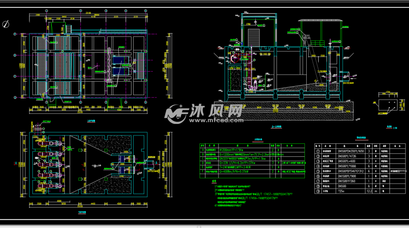 污水泵房cad设计图