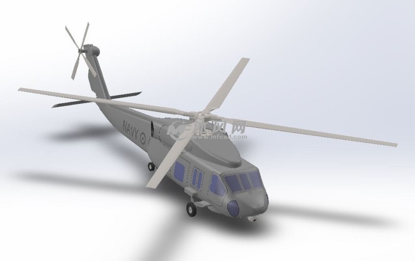 直升飞机设计模型图纸