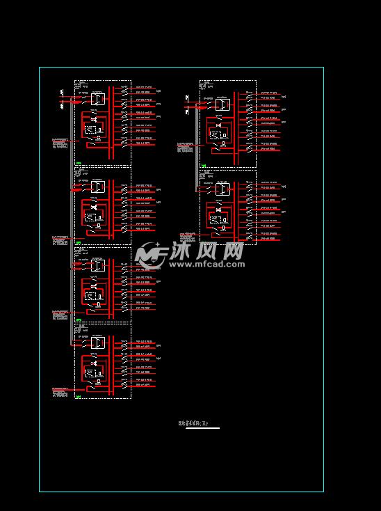 某高档住宅电气系统图 - 电气工程图纸 - 沐风网